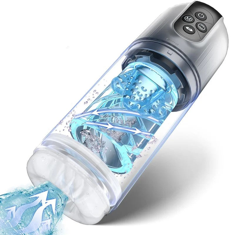 AierleSuctionThrustingVibratorMasturbationCupwithTougueLicking