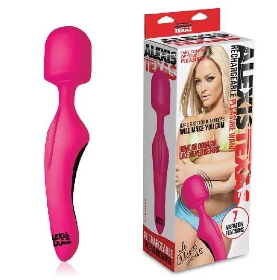 AlexisTexas–RechargeablePleasureWandVibrator(Pink)