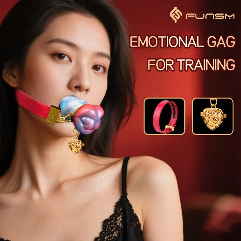 AlienMushroomFantasySiliconeBallGag–ExtremeBondageOralPlaySexToysforWomen