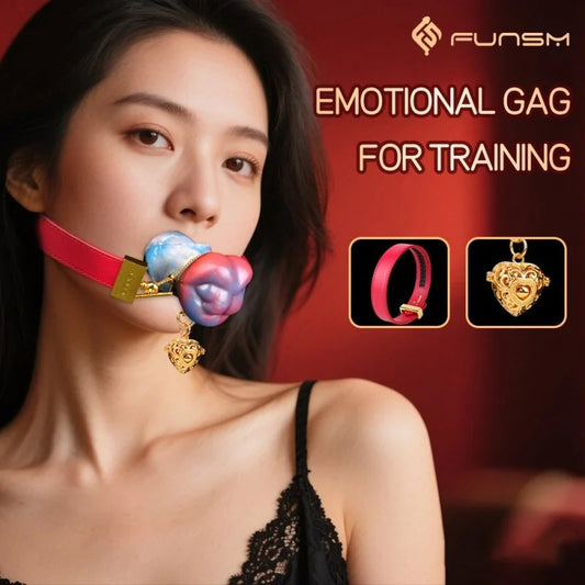 AlienMushroomFantasySiliconeBallGag–ExtremeBondageOralPlaySexToysforWomen