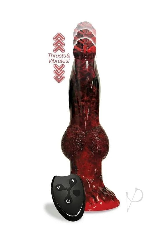 AlienNationFireDragonSiliconeThrustingDildo