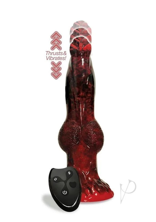 AlienNationFireDragonSiliconeThrustingDildo
