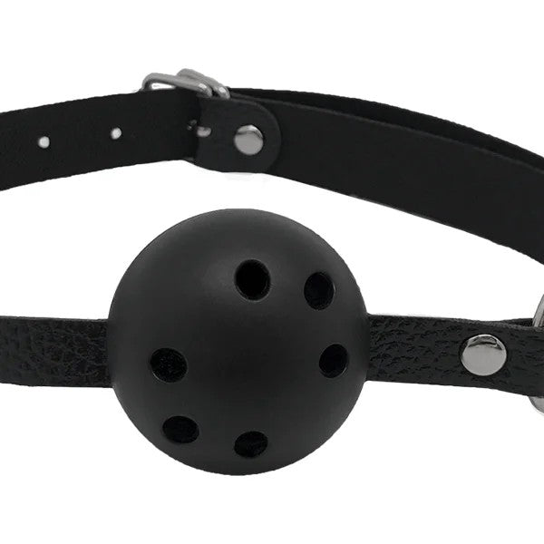 Alive–DiscretionBreathableAdjustableBallGag(Black)