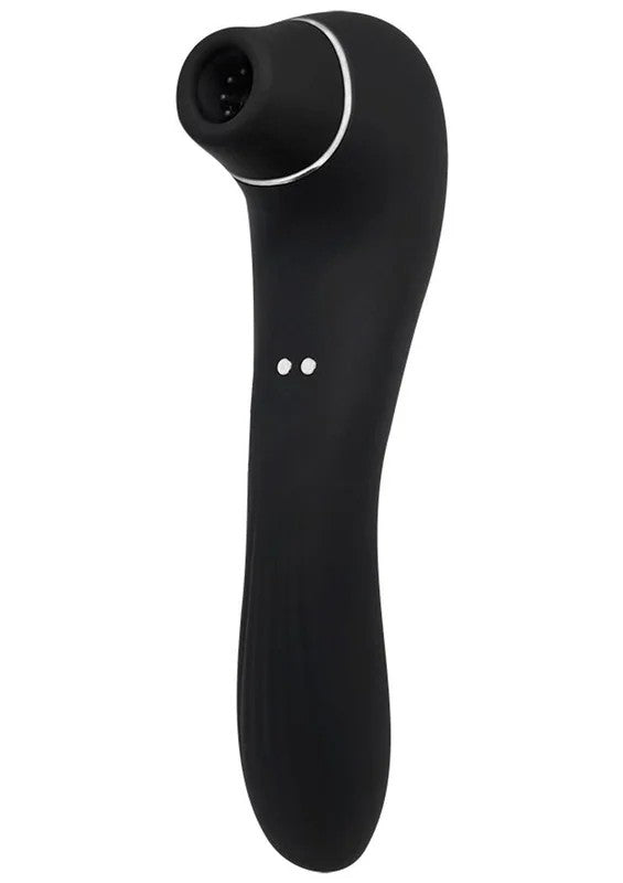 AliveMidnightQuiverRechargeableSiliconeDualEndVibratorandClitoralStimulator