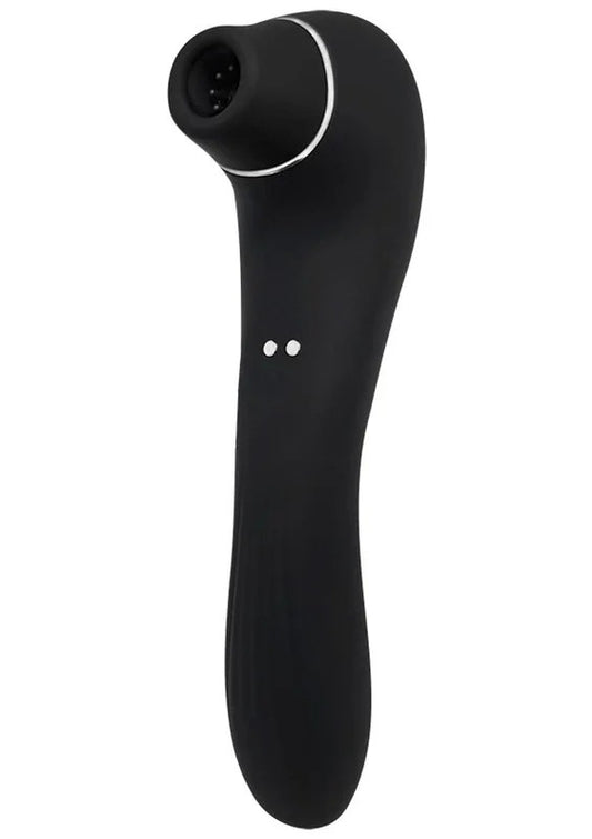 AliveMidnightQuiverRechargeableSiliconeDualEndVibratorandClitoralStimulator