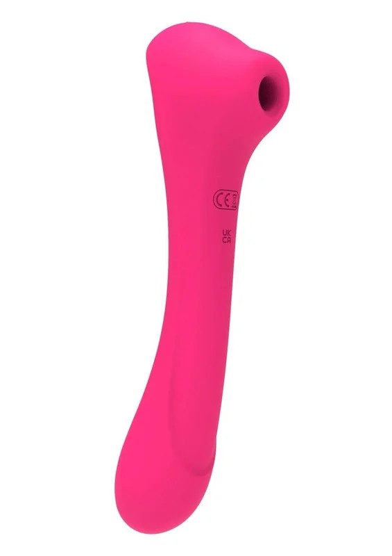 AliveQuiverRechargeableSiliconeDualEndVibratorandClitoralStimulator