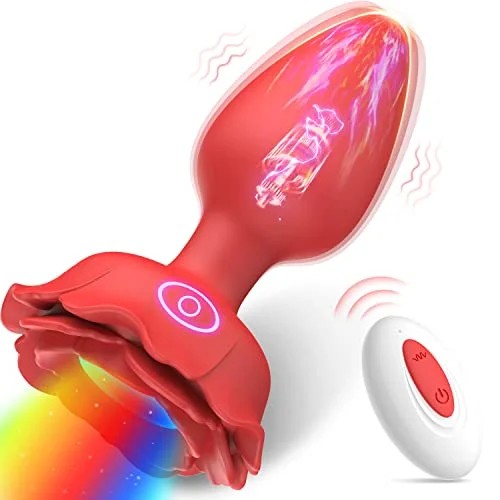 AllureAura–LEDVibratingButtPlugwith10VibrationSetting