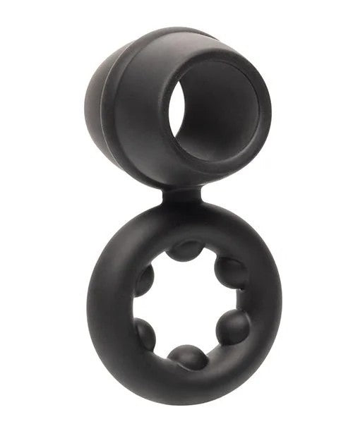 AlphaLiquidSiliconeDualMagnumRing–Black