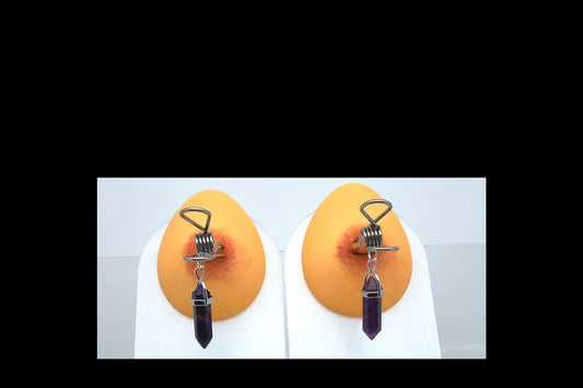 AmethystQuartzCrystalBodyClamps