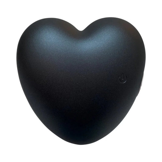 AmoreSiliconeVibratingHeart–Black