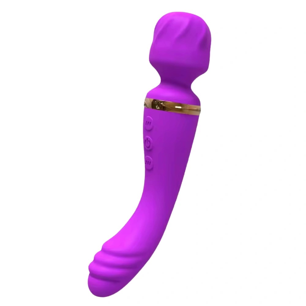 Amoria–CurvedRibbedWandVibrator