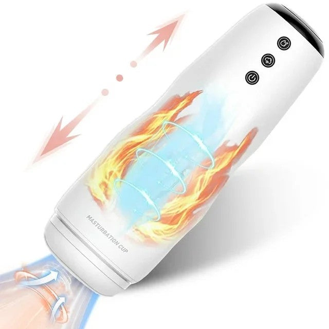 AmovibeAutomaticMaleMasturbator,MaleMasturbatorsCupwith3Thrusting&10VibrationModes,SexToysforMenwithHeatingFunction,AdultSexToys&Games