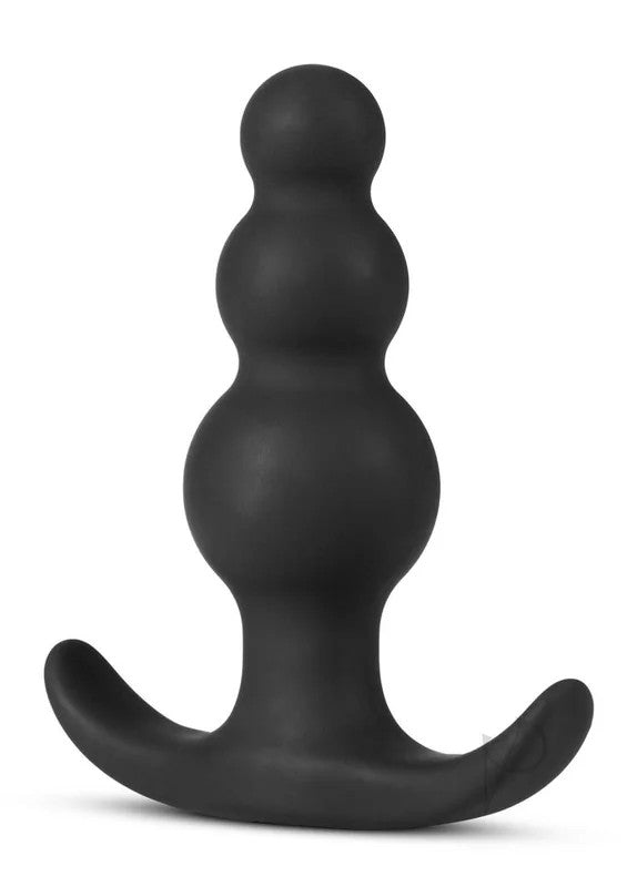 AnalAdventuresPlatinumBeadedSiliconeButtPlug