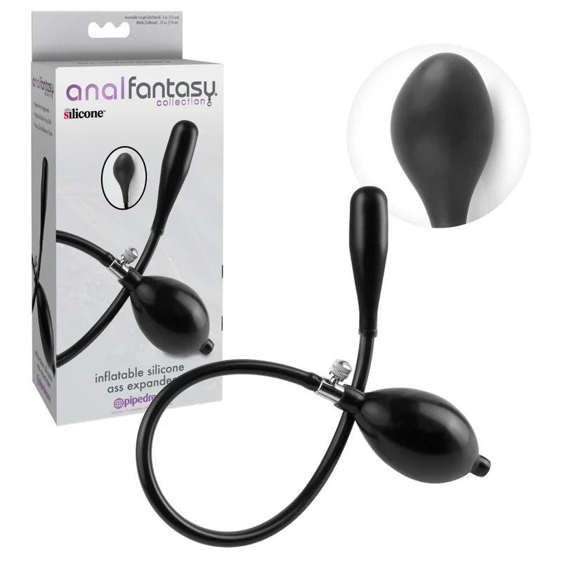 AnalFantasyCollection–InflatableSiliconeAssExpander(Black)