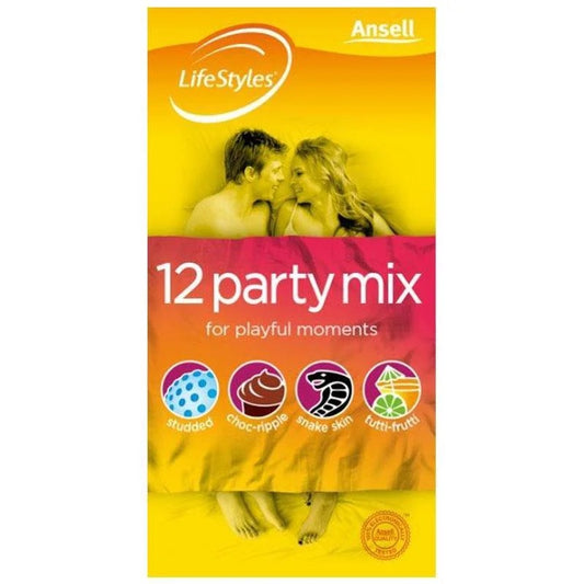 Ansell–LifestylesPartyMixCondoms(12pk)