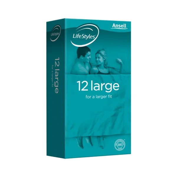 AnsellLifestyles–LargeCondoms(12pk)