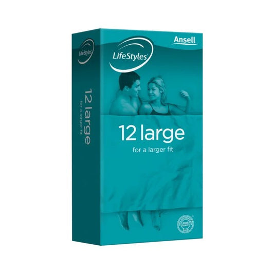 AnsellLifestyles–LargeCondoms(12pk)