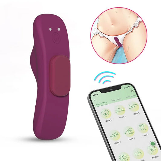 AppControlledVibratingPantySexToy–WearableClitStimulatorGSpotVibrator