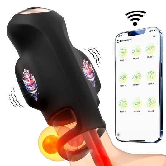 APPControlMaleTrainerwithDoubleVibration&LockingRing