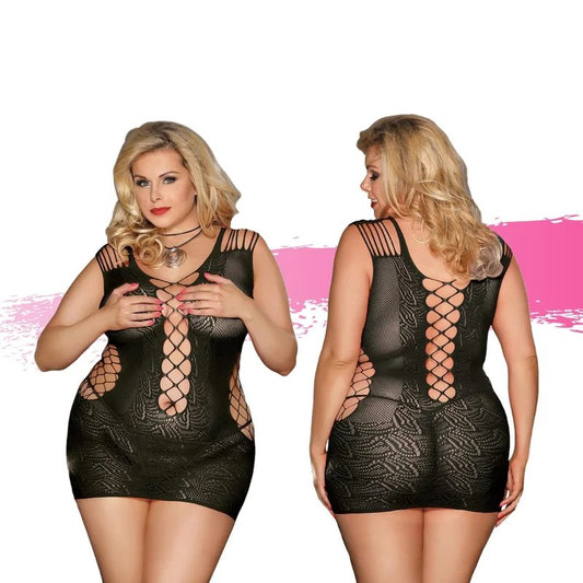 AshellaLingerie–MELINAWomensDress–Queen(Black)