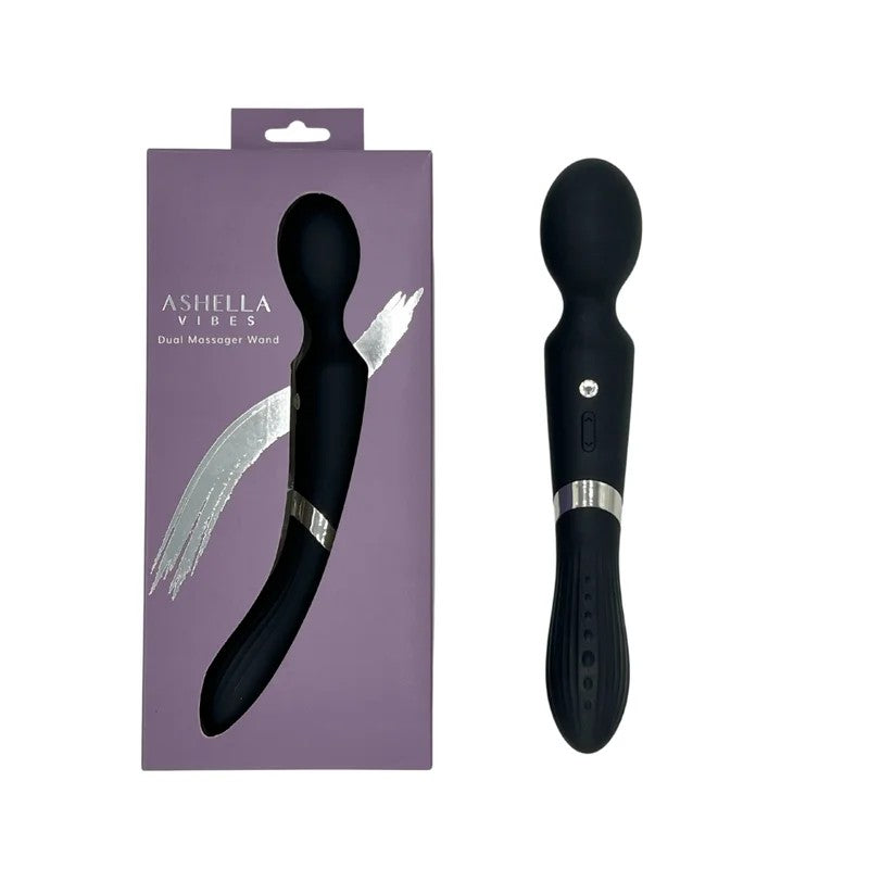 AshellaVibes–DualMassagerWand(Black)