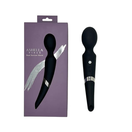AshellaVibes–DualSuctionWandMassager(Black)