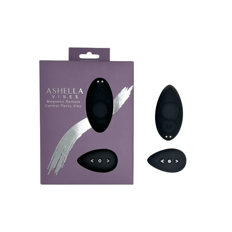 AshellaVibes–MagneticRemoteControlPantyVibrator(Black)