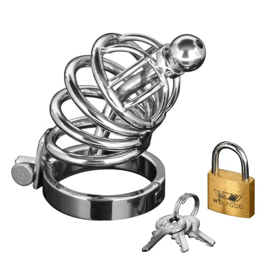 Asylum4RingLockingChastityCage