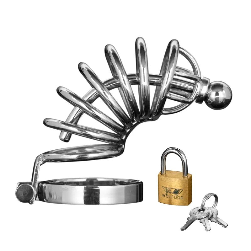 Asylum6RingLockingChastityCage