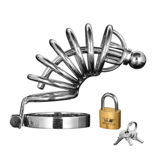 Asylum6RingLockingChastityCage