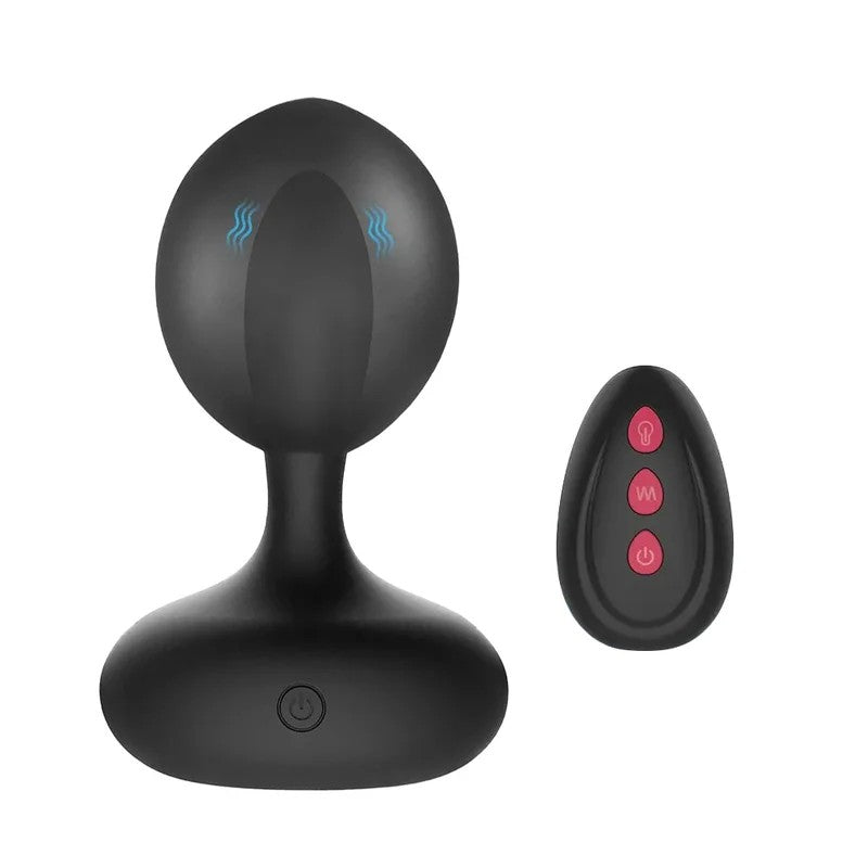 AutomaticInflatableVibratingButtPlug