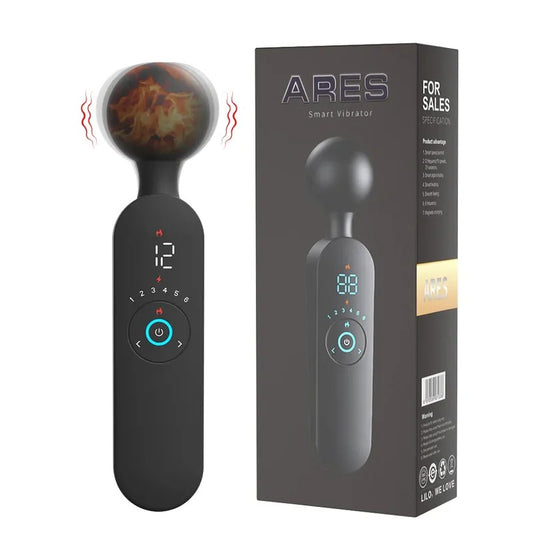 AVVibratorSmartHeatingWand72ModesDigitalDisplay
