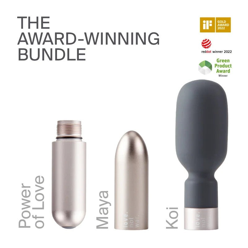 AwardWinningBundle–MayaBulletVibrator&KoiWandheadforStimulatedTemperaturePlay