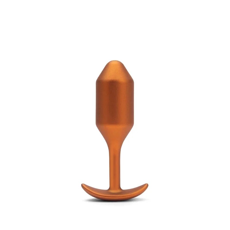 b-Vibe–LimitedEditionSnugPlug2WeightedButtPlug(SunburstOrange)