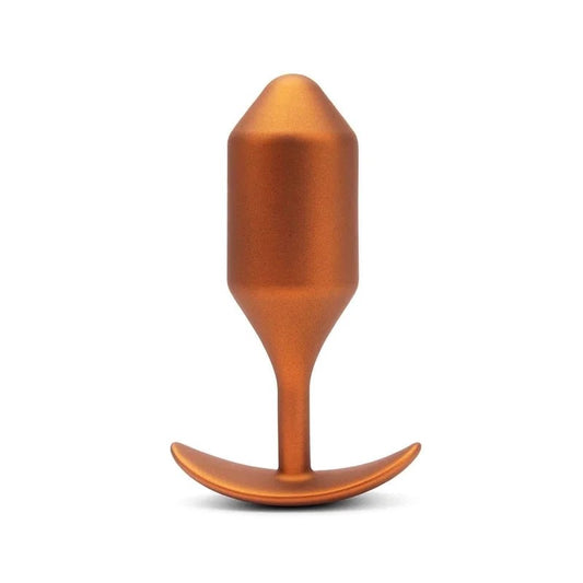 b-Vibe–LimitedEditionSnugPlug4WeightedButtPlug(SunburstOrange)