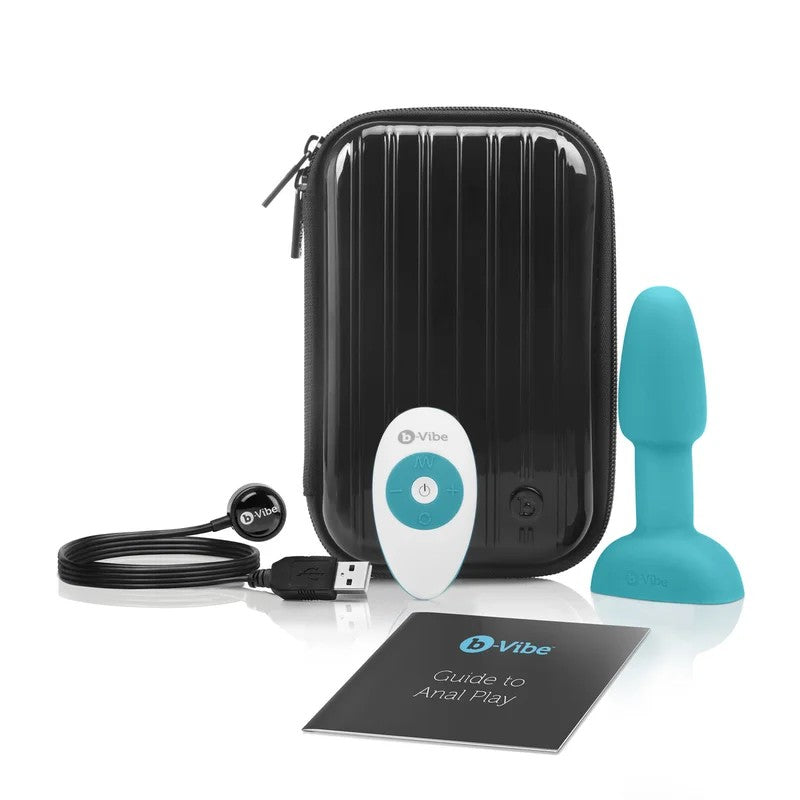 B-Vibe–PetiteRimmingButtPlug(Teal)