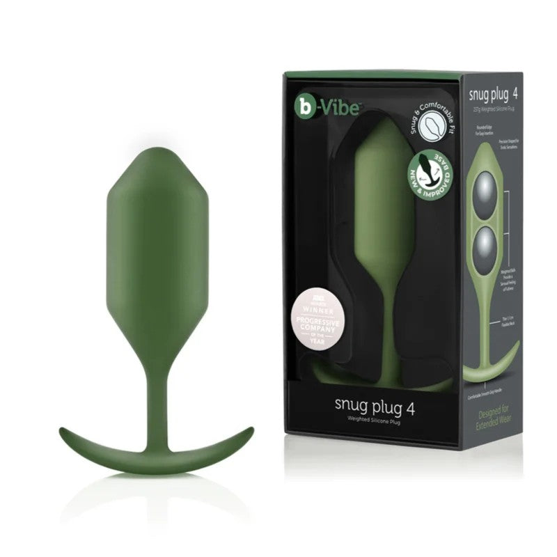 b-Vibe–SnugPlug4WeightedButtPlug(Army)