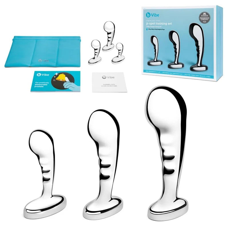 B-Vibe–StainlessSteelWeightedP-SpotTrainingSet(Chrome)