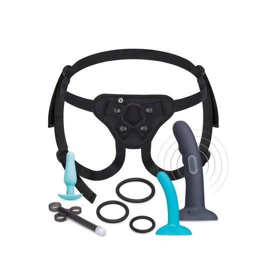 B-Vibe–Strap-It-OnAnalTrainingKit8pcPeggingExperienceSet(Black/Blue)