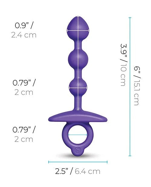 b-Vibe–ZipSiliconeAnalBeads
