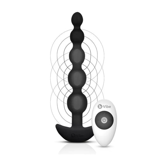 b-VibeCincoVibratingAnalBeadsPlugwithRemoteControlled