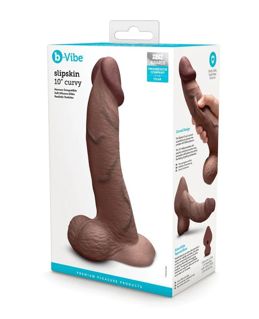 b-VibeSlipskin10″Curvy–Brown