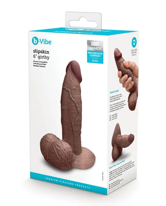 b-VibeSlipskin6″Girthy–Brown