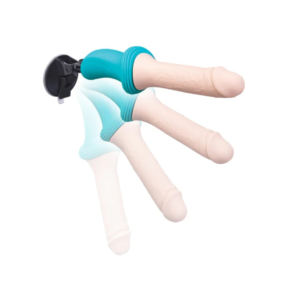 b-VibeThrustingDildoMachine6.5InchRemoteControl5ModesSuctionBaseforWomen