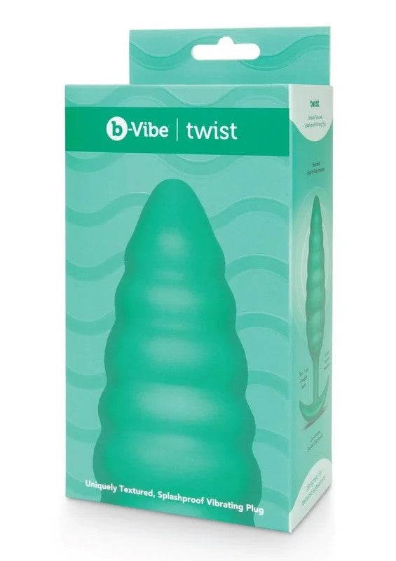 B-VibeTwistTexturedRechargeableSiliconeAnalPlug