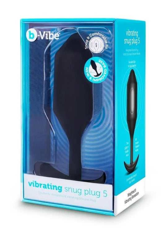 B-VibeVibratingSnugPlugRechargeableSiliconeAnalPlug
