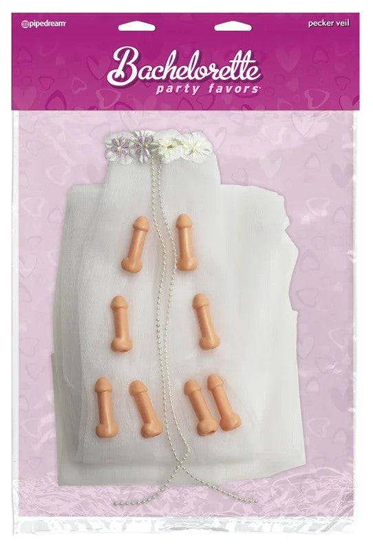 Bachelorette–PeckerWeddingVeil(Flesh)