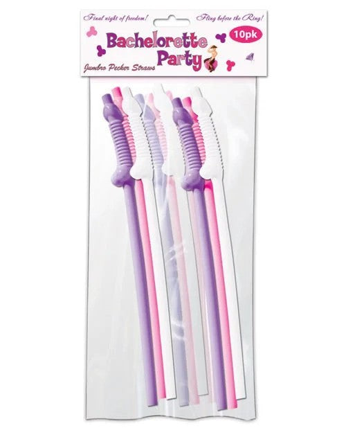 BachelorettePartyPeckerSippingStraws10-Pack