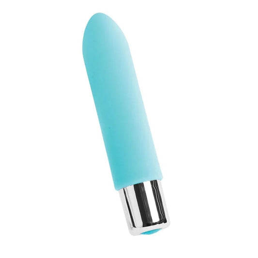 BamMiniSiliconeBulletVibe–Rechargeable–Turquoise