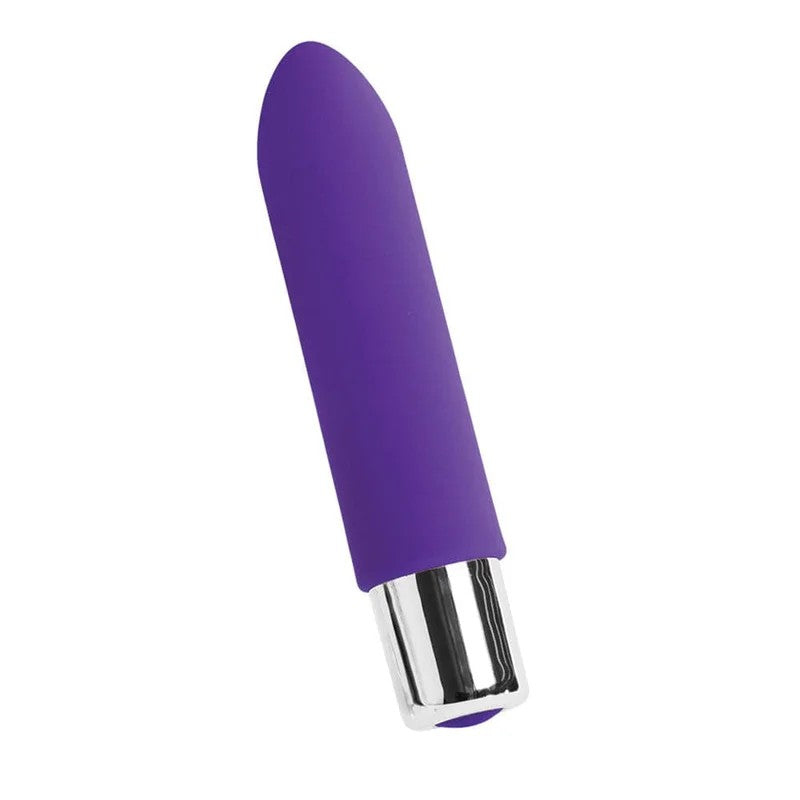 BamMiniSiliconeBulletVibe–Rechargeable–Indigo